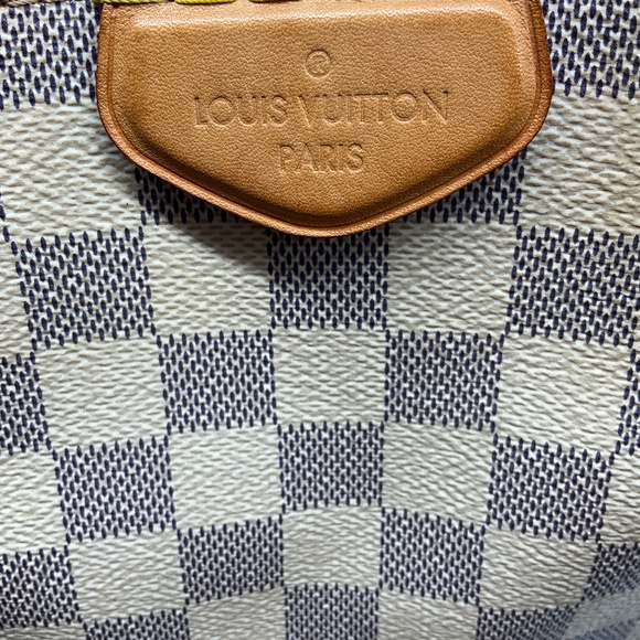 LOUIS VUITTON BEIGE DAMIER AZUR PROPRIANO MONOGRAM TOTE HANDBAG - Picture 4 of 13